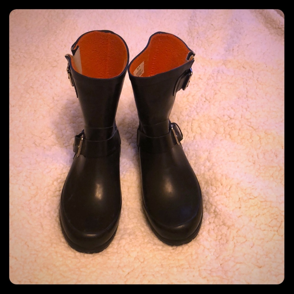 Sperry black Rubber rainboot